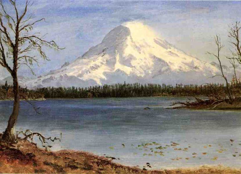 Albert Bierstadt Lake in the Rockies